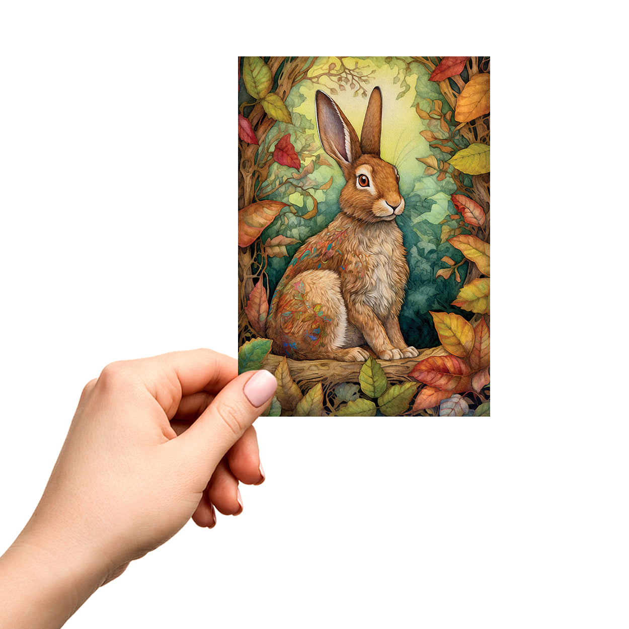 Nine Forest Animals Greeting Cards - Pack A07