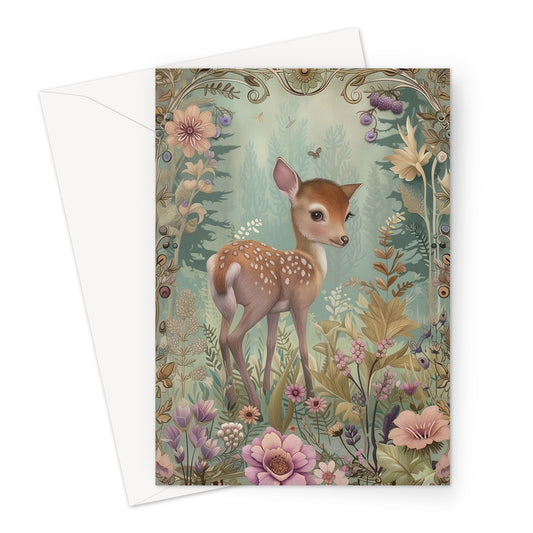 Forest Fawn Greeting Card