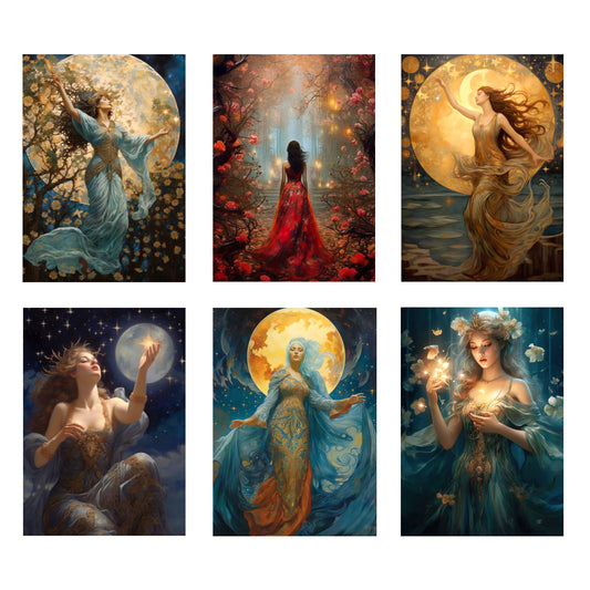 Set Of 6 Fantasy Art Prints