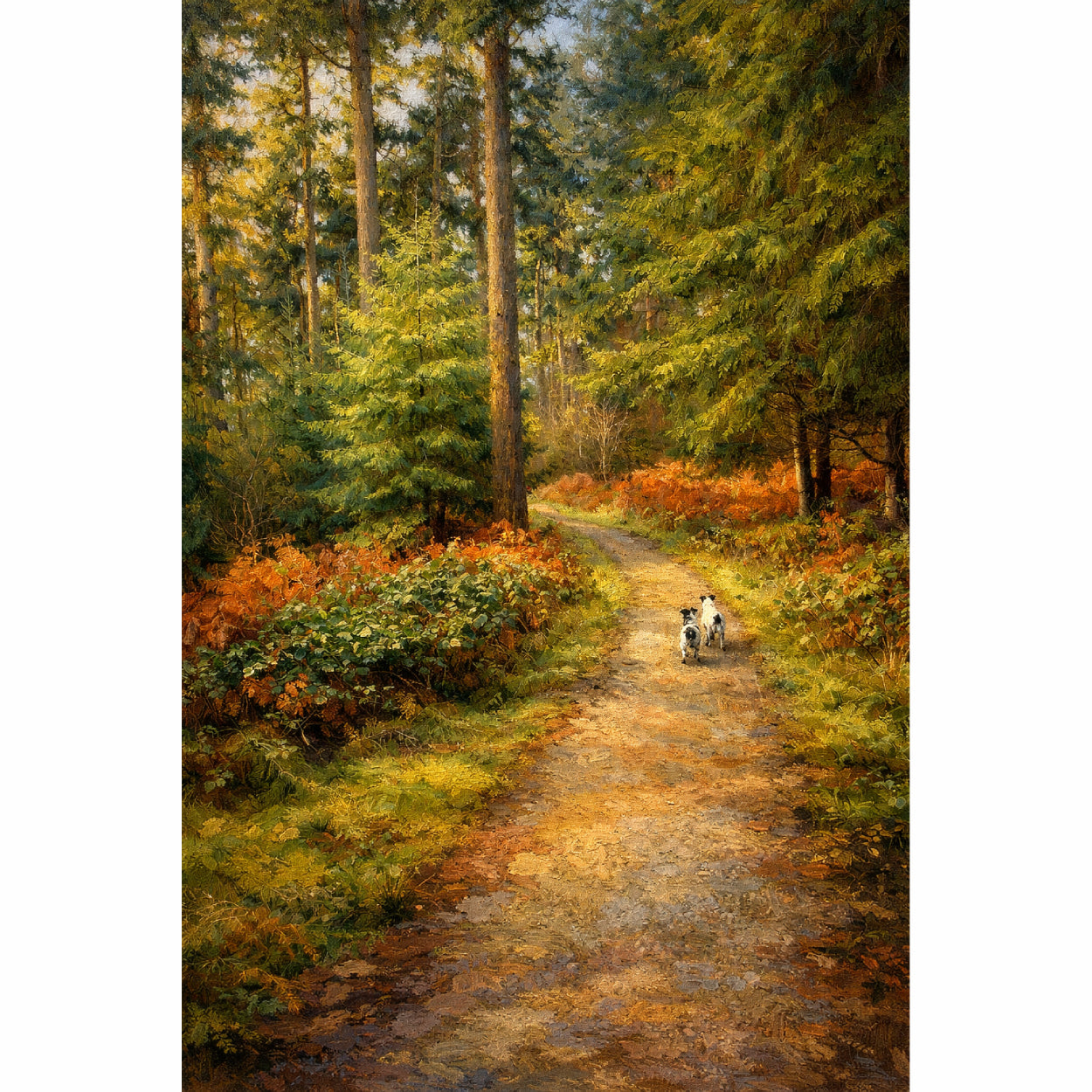Forest Walk Set, Digital Art