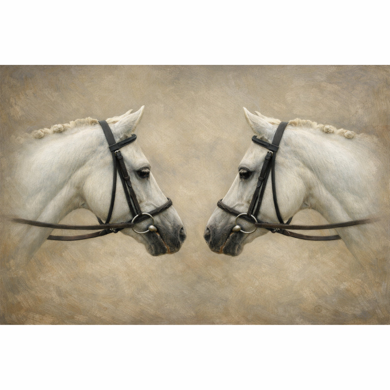 Horse Pair Set, Digital Art