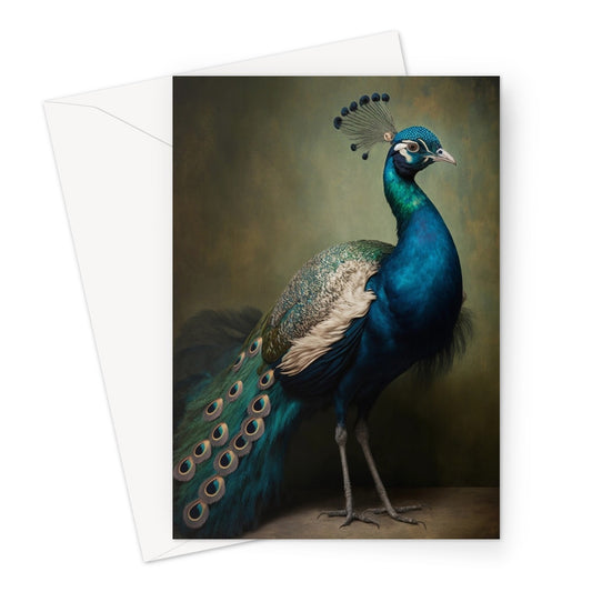 Fine Peacock Greeting Card