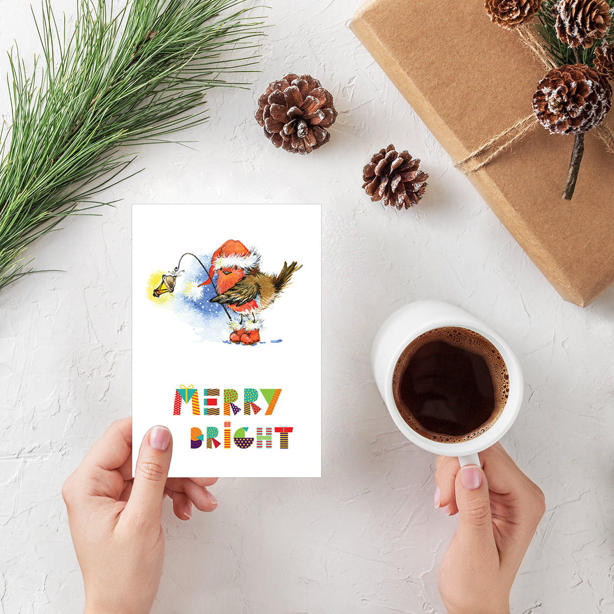 Merry Robin - Pack of 20 Personalised
