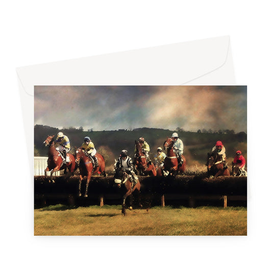 Point To Point Greeting Card