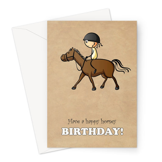 Little Pony Birthday Greeting Card