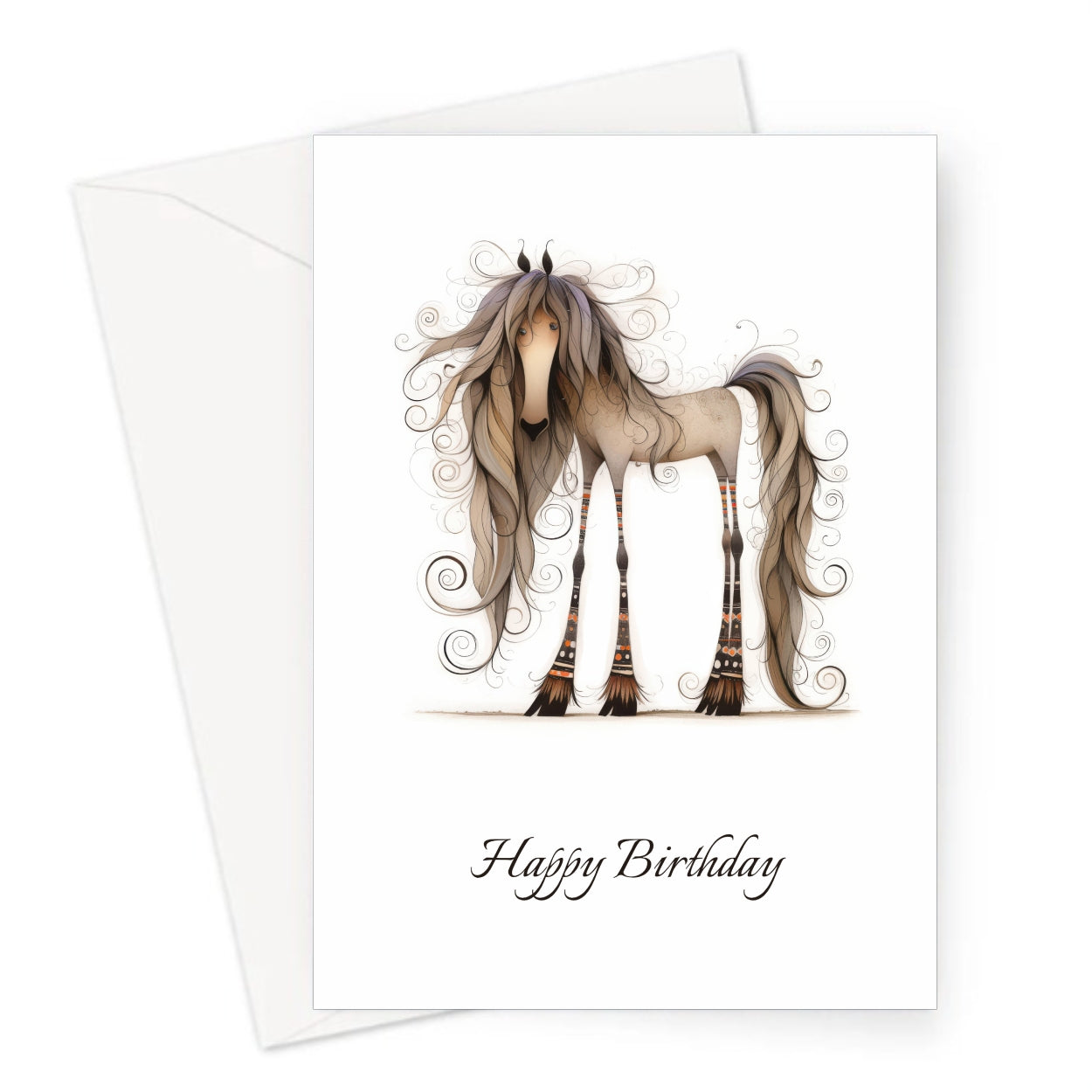 Funny Birthday Horse
