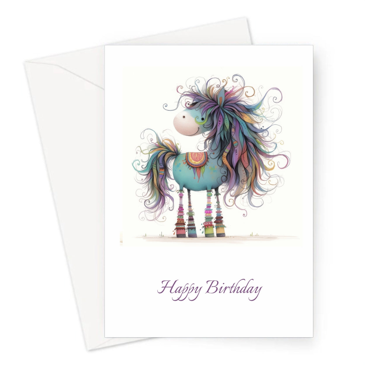 Cute Horse Birthday