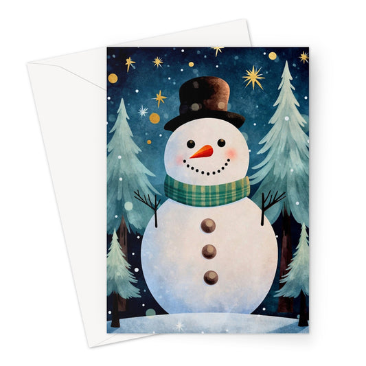 Man Of Snow Greeting Card