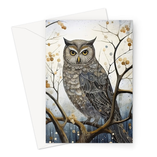 Tree Owl Greeting Card