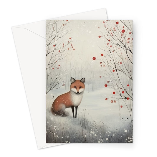 Foxy Christmas Greeting Card