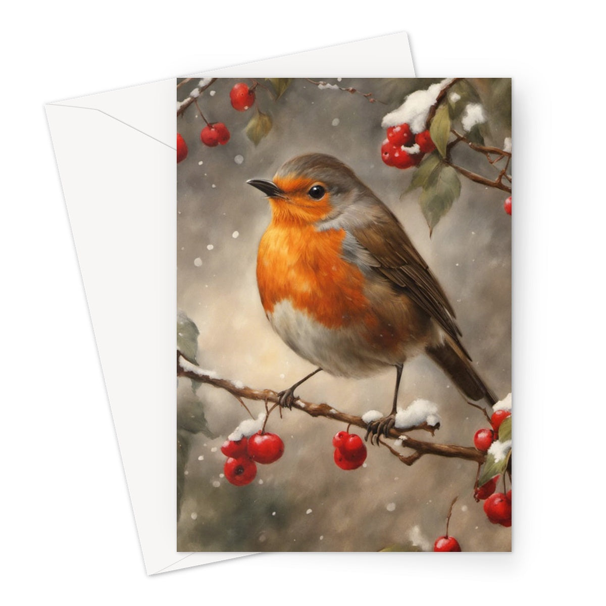 Berry Christmas Greeting Card