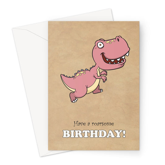Cheeky Dino Birthday Greeting Card