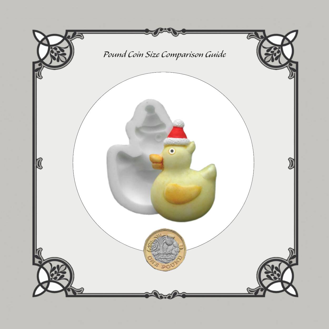 Christmas Duck Silicone Mould - Food Safe