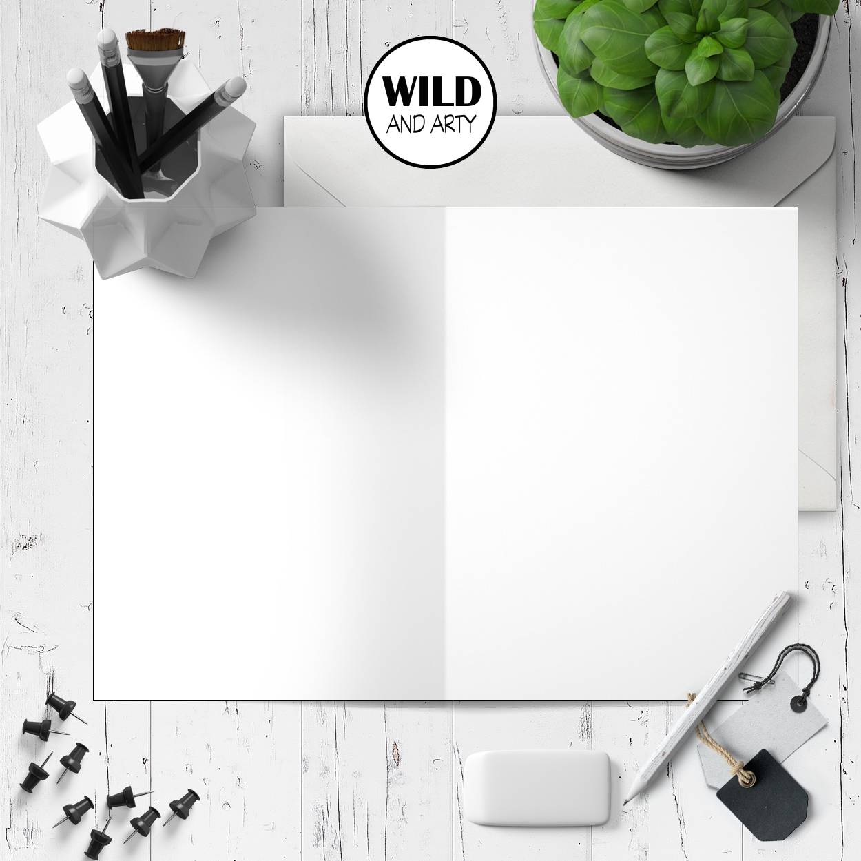 Four Large A5 Cards - Pack 410