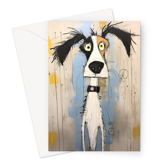 Quirky And Fun Dog Greeting Card