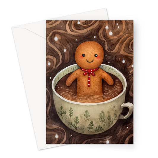 Ginger Bread Man Greeting Card