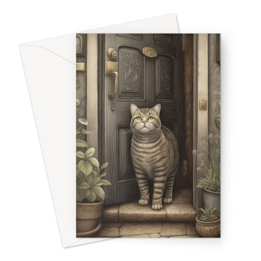 Welcome Home Cat Greeting Card