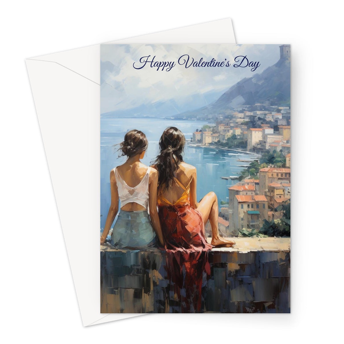 Girlfriends Valentine Greeting Card