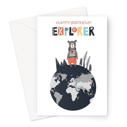 Explorer Birthday Greeting Card