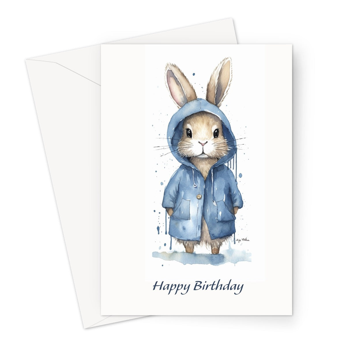 Bunny Birthday Greeting Card