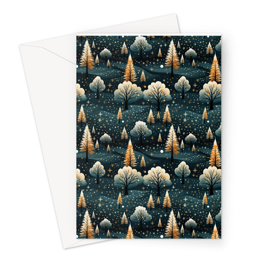 Forest Xmas Greeting Card