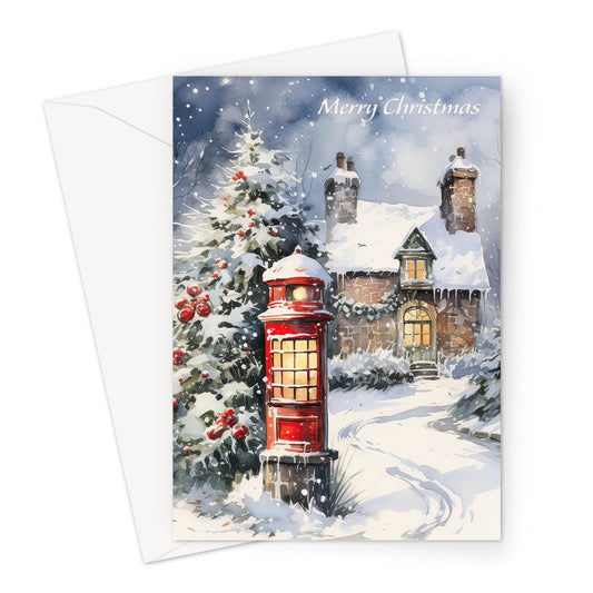 Letter To Santa Xmas Greeting Card