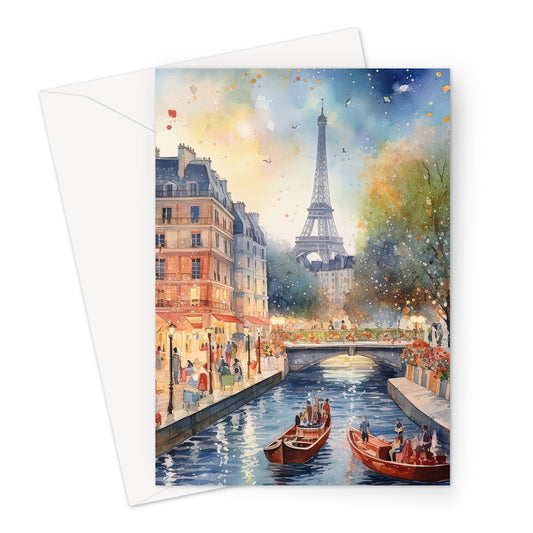 Romantic Paris Greeting Card