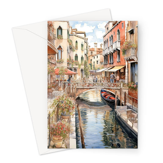 Romantic Venice Greeting Card