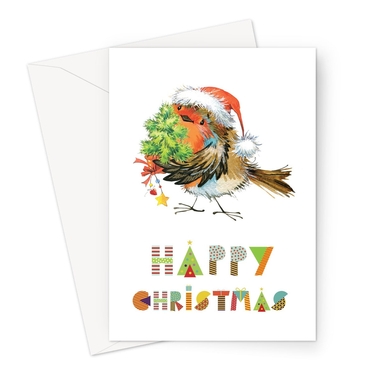 Christmas Robin Xmas Greeting Card