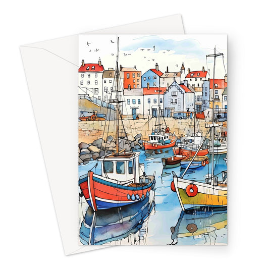 Calm Harbour Greeting Card