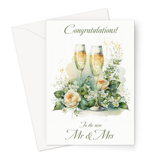 Mr And Mrs Greeting Card