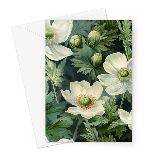 Lily White Greeting Card