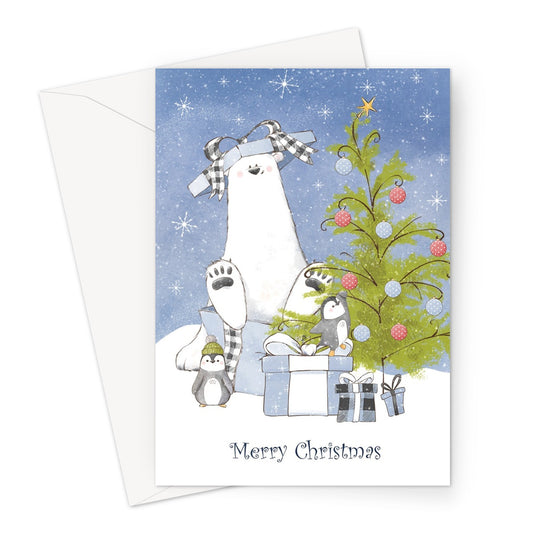 Friends At Christmas Greeting Card