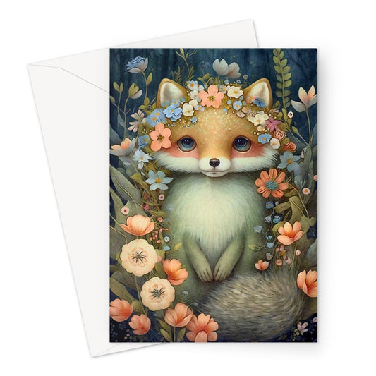 Foxy Fox Greeting Card