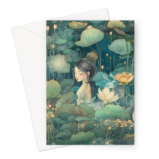 Lily Pond Greeting Card