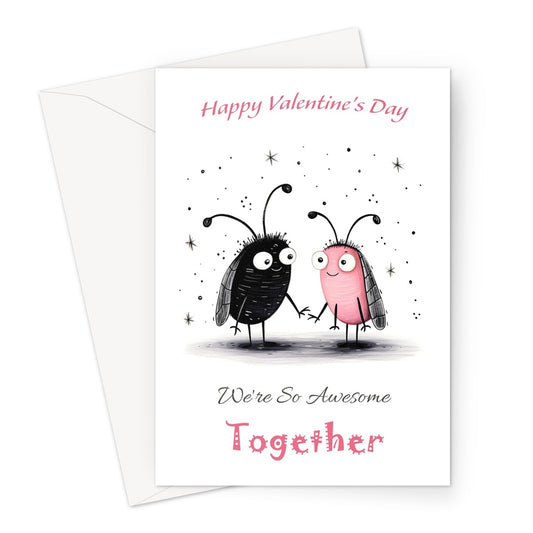 Little Bugs Valentine Greeting Card