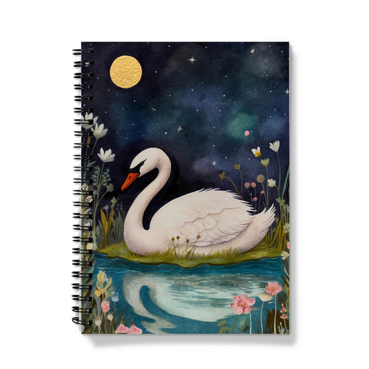 Moonlight Swan Notebook