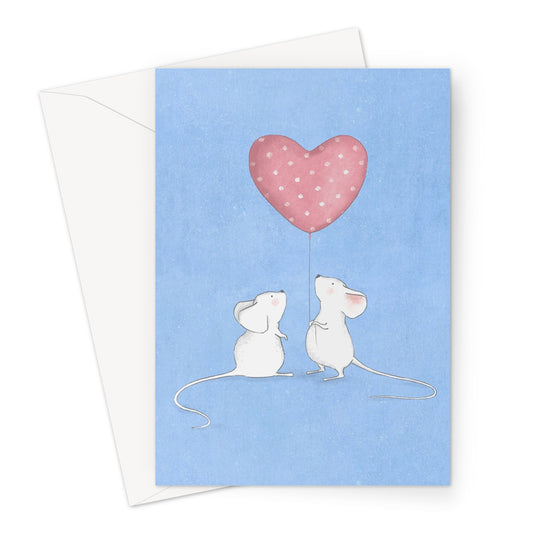 Two Mice Greeting Card