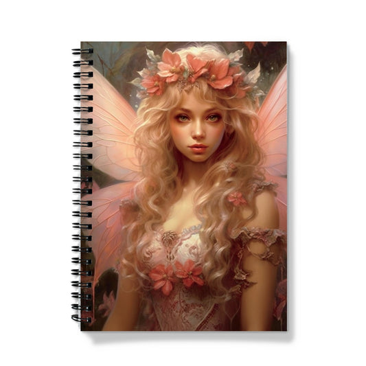 Appealing All Pink Fairy Notebook