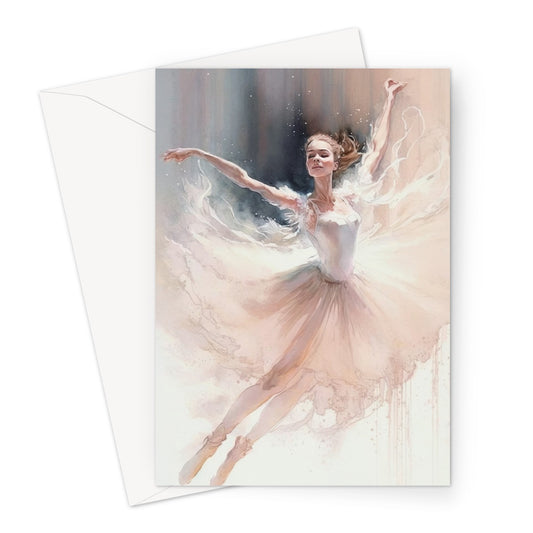 Stunning Ballet Dancer Greeting Card