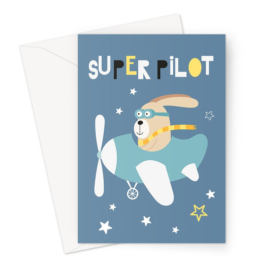 Super Pilot Greeting Card