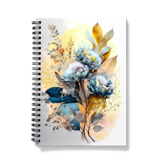 Blue Bouquet Notebook