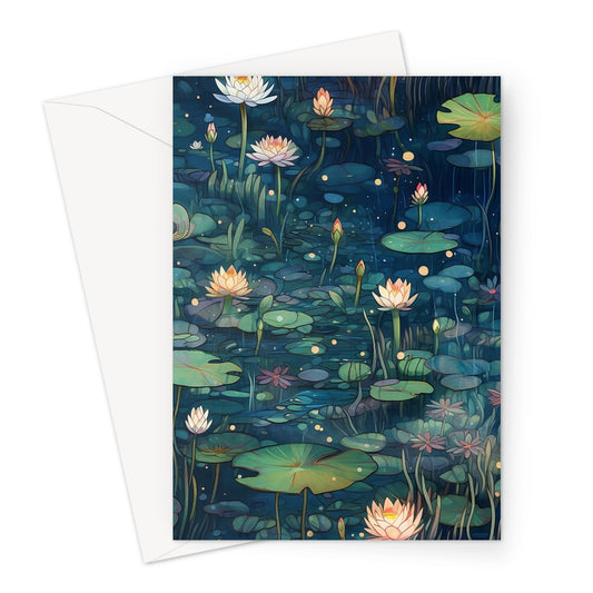 Water Lily Greeting Card