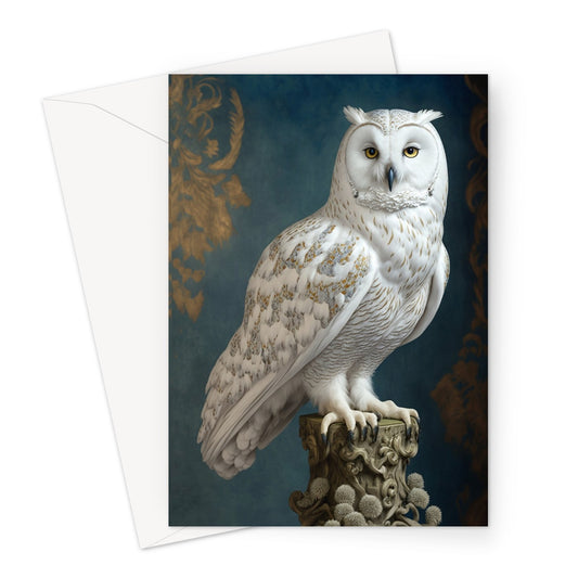 Snowy Owl Greeting Card