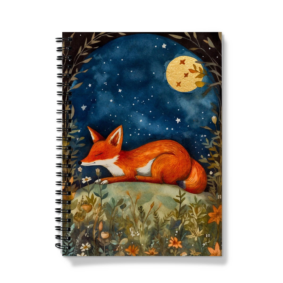 Sleepy Fox Notebook