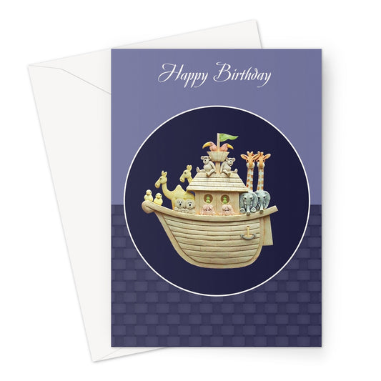 Noah's Ark Birthday Greeting Card