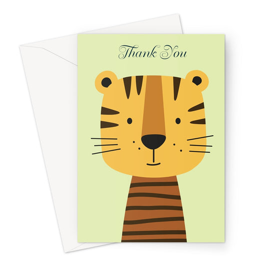 Little Tiger Thank You Greeting Card