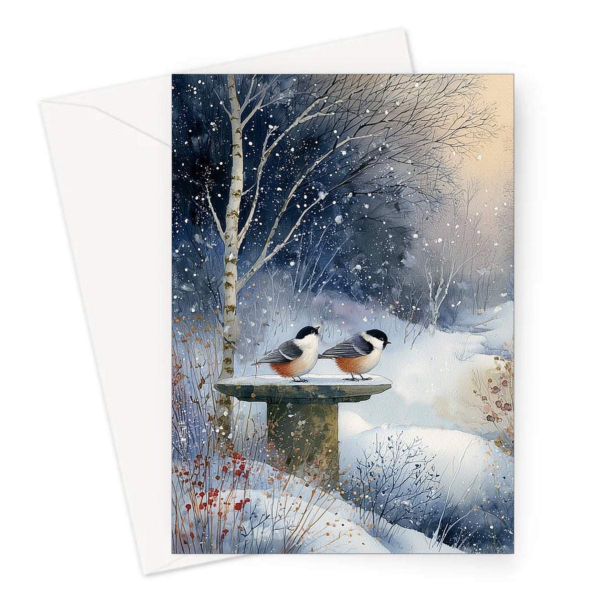 Two Friends Christmas Card