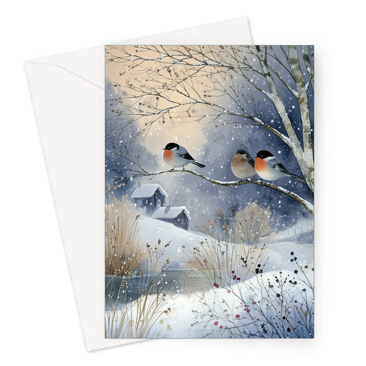 A Fun Birdy Christmas Card