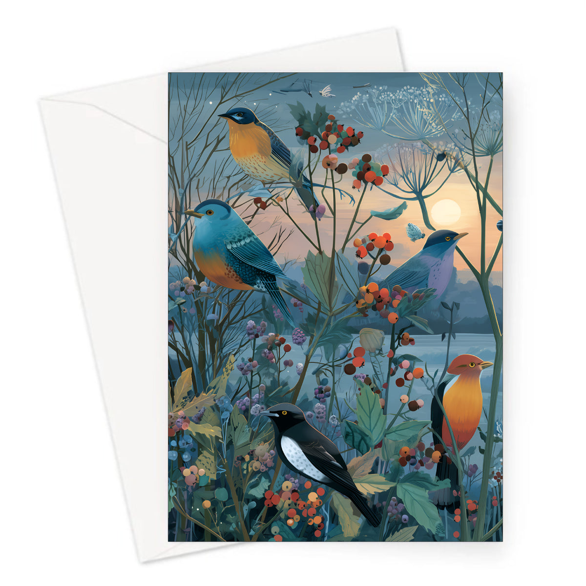 Birdies Christmas Card